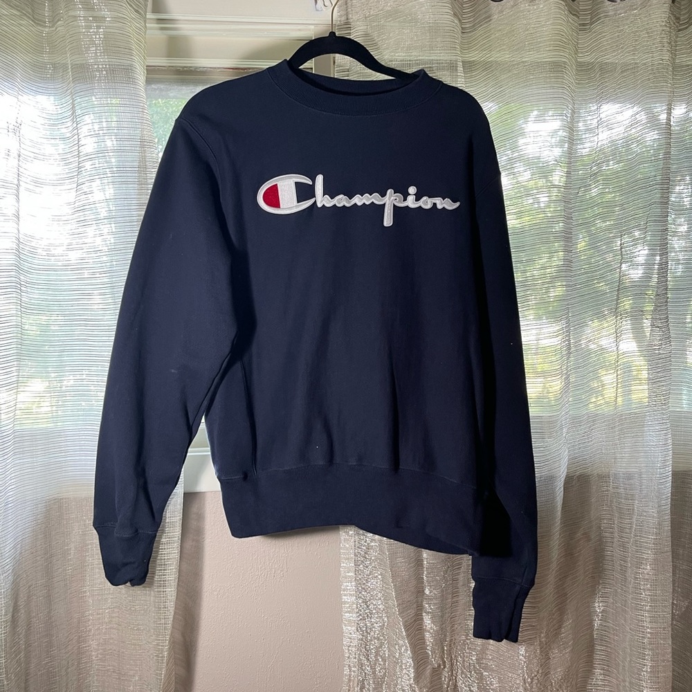 Navy champion sweater
